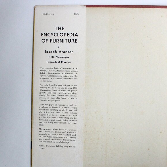 The Encyclopedia Of Furniture By Joseph Aronson 1961 Edition - Picture 6 of 13